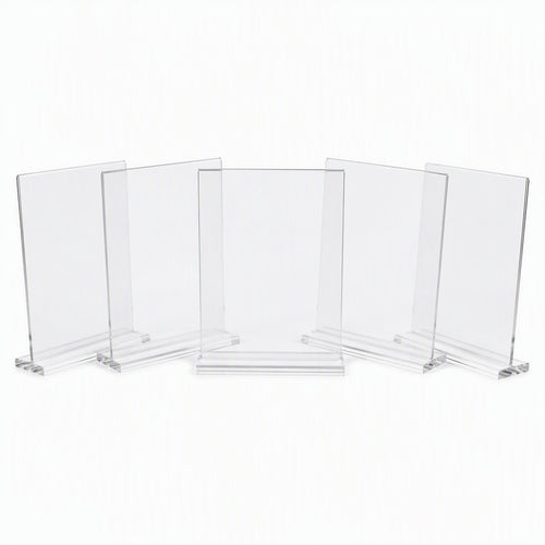 Acrylic Sign Holder 8.5x11 inch Countertop (Pack of 5)