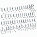 Pegboard Hooks Assorted 50-Piece Set