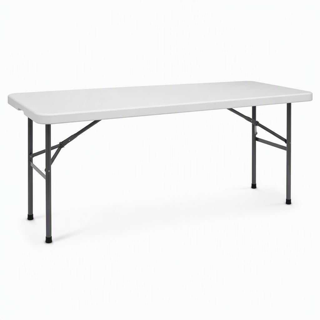 Portable Folding Table 6ft White