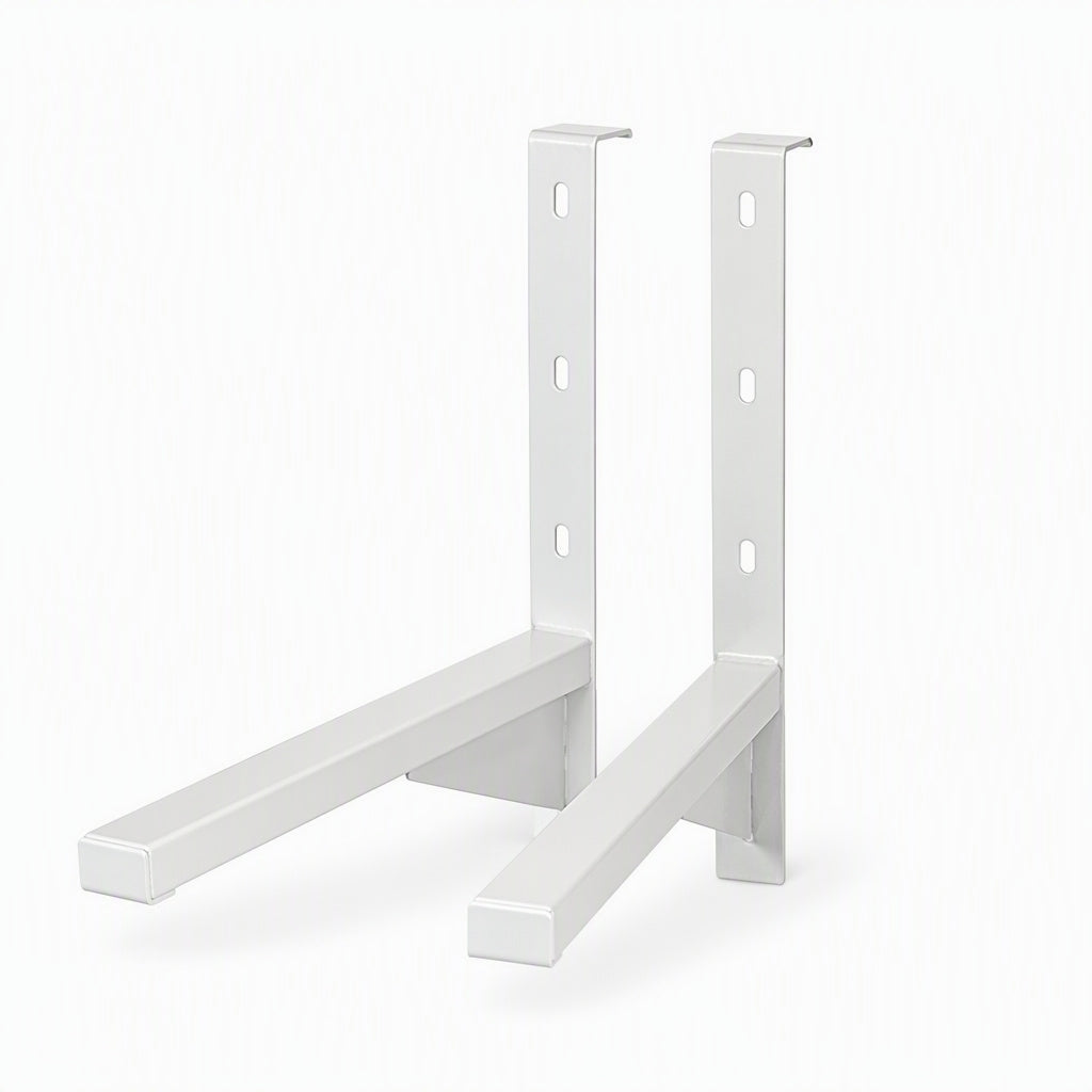 Retail Shelf Bracket 12-inch White (Pair)