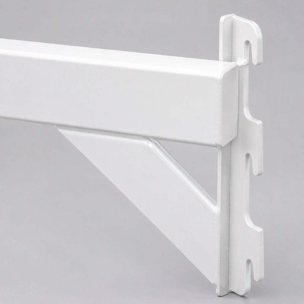 Retail Shelf Bracket 12-inch White (Pair)