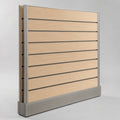 Slatwall Gondola Merchandiser 36x18x54 inch Maple