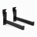 Slatwall Shelf Bracket 10-inch Black (Pair)