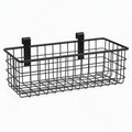 Wire Basket for Gridwall 12x6x6 inch Black