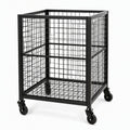Wire Dump Bin Display 24x24x36 inch Black