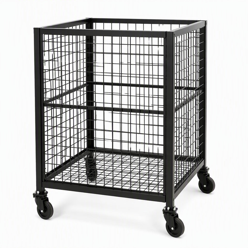 Wire Dump Bin Display 24x24x36 inch Black