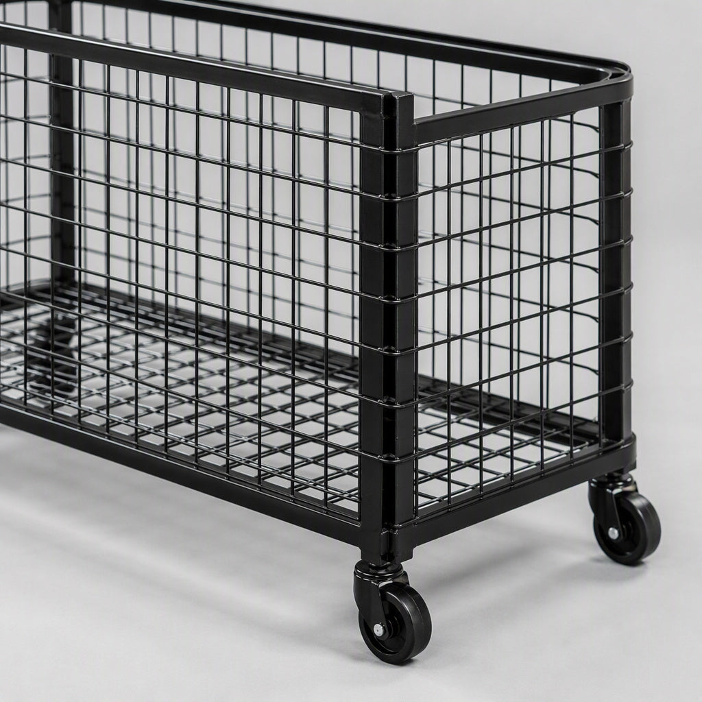Wire Dump Bin Display 24x24x36 inch Black