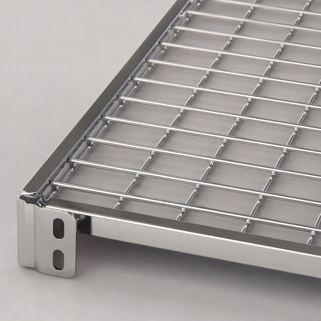 Wire Grid Wall Panel 2x4 ft Chrome